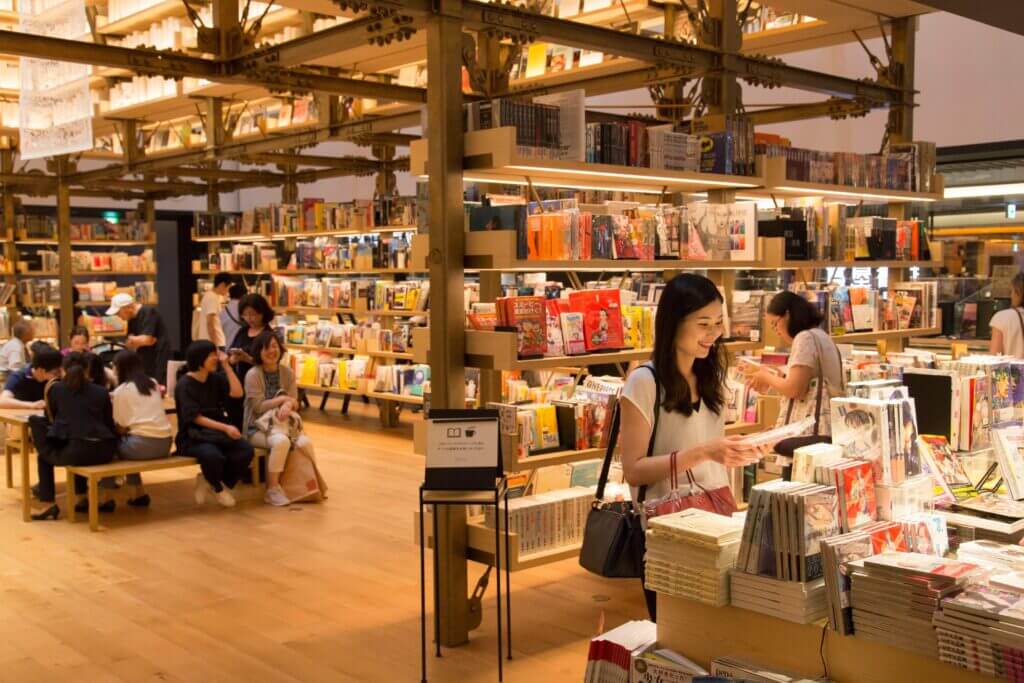 Bookshop in Japan, Honshu Island, Kanto region, Tokyo
